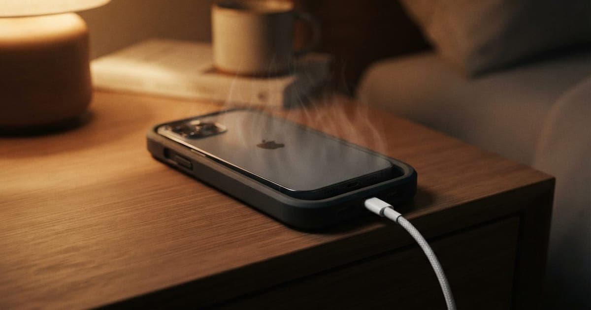 Ilustração editorial sobre Por que o carregamento do iPhone exige a remoção de capas grossas