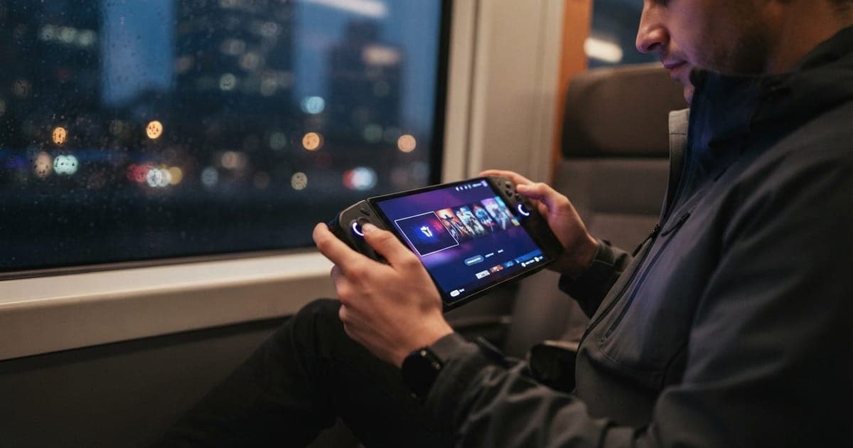 Ilustração editorial sobre Handheld Gaming 2026