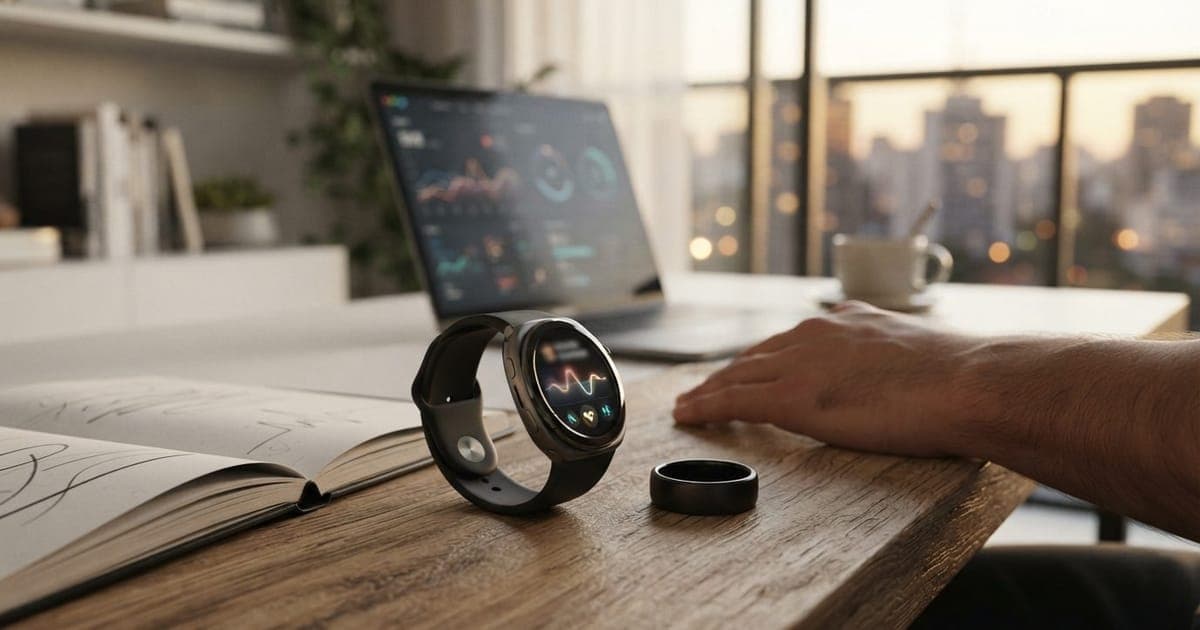 Ilustração editorial sobre Mercado de wearables cresce 27% e alcançará US$56,5 bi em 2031: Smartwatches e smart rings impulsionam a indústria com inovações em…