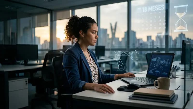 Microsoft Alerta: Empregos de Escritório em Risco em 18 Mese