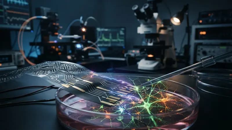 Ilustração editorial sobre Neurônios Artificiais Impressos Comunicam