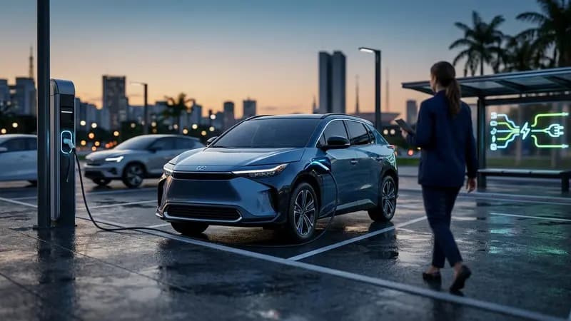 Toyota bZ4X explode em vendas e desafia líderes em 2026